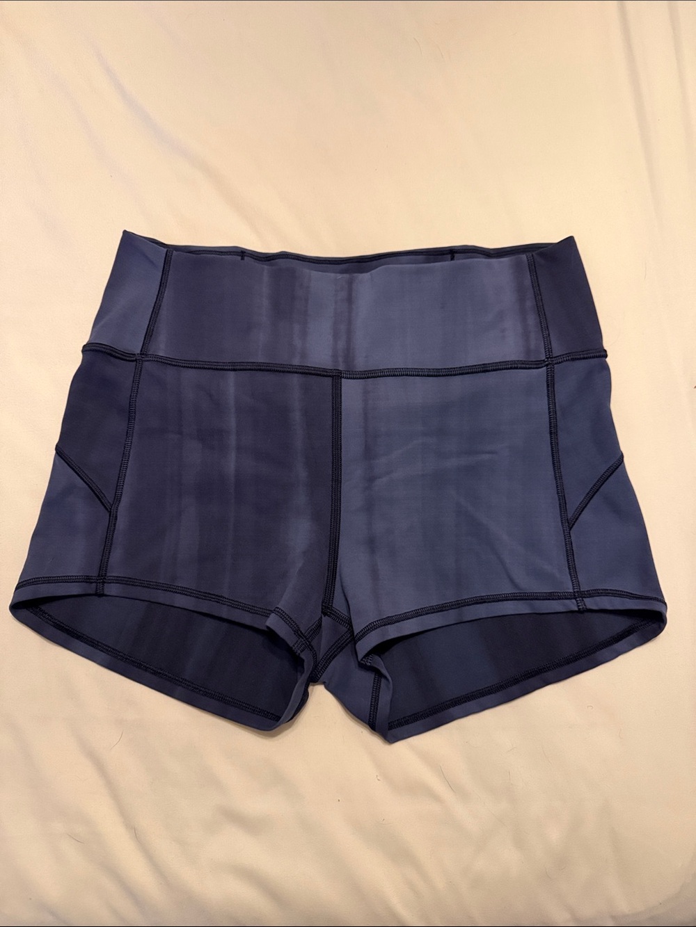High-Waist Women's Lululemon Athletic Shorts in Navy